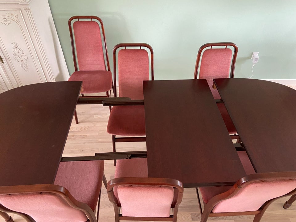 Spisebord m/stole, Rosentræ