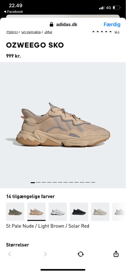 Maiden Fejl Fantastisk Sneakers, Adidas , str. 44 – dba.dk – Køb og Salg af Nyt og Brugt