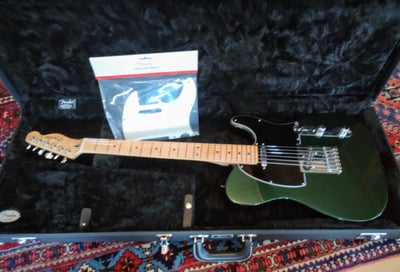 Elguitar, Fender Telecaster Special Edition, British Racing Green. Et virkelig godt og resonant ekse
