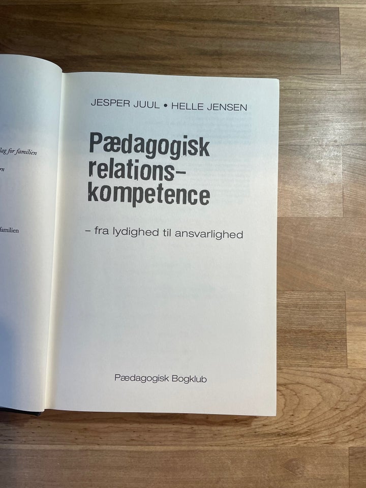 Pædagogisk relations-kompetence, Jesper Juul, Helle