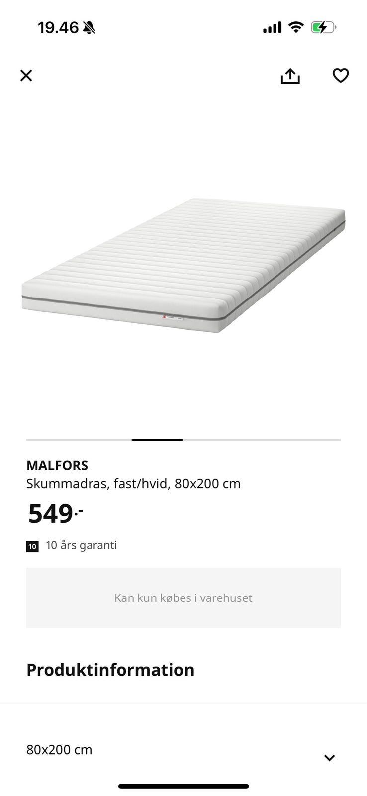 Madras, Ikea Malfors, b: 80 l: 200