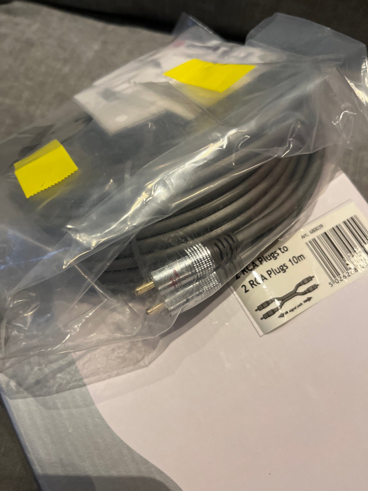 RCA-RCA strereo kabel, 10m, Tech-link WiresCR