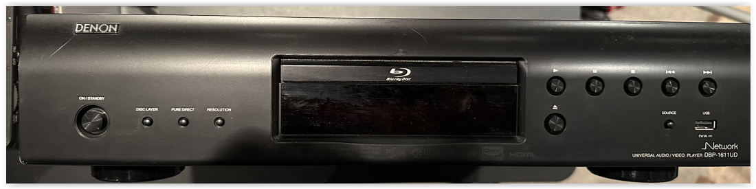 Blu-ray afspiller, Denon, DBP-1611UD