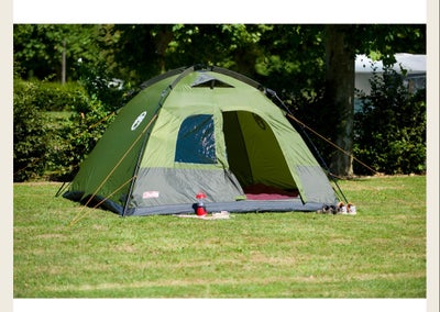 Telt, Coleman instant 5 dome telt. 
Super nemt, rummeligt og stort telt. 
Sælges da vi skal bruge le