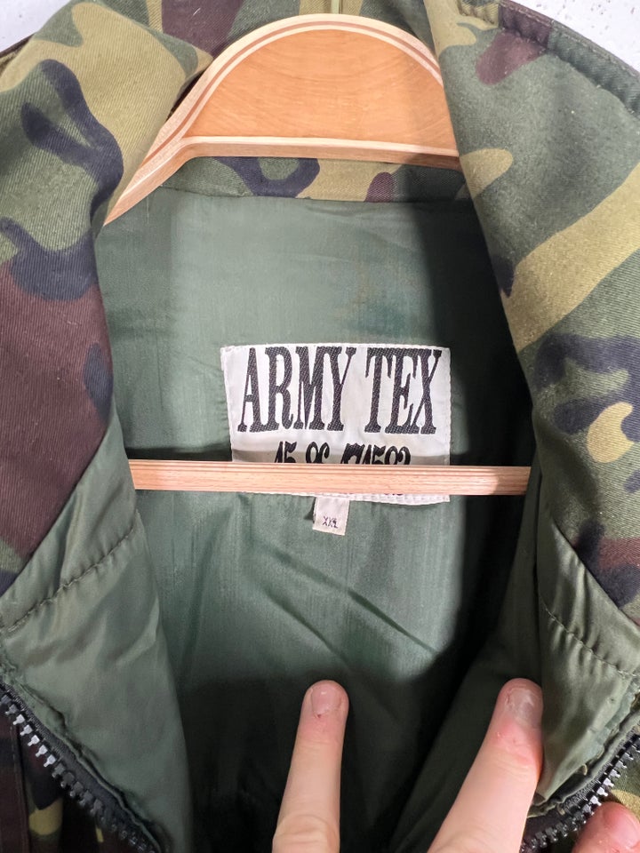 Jakke, str. XXL, Army Tex