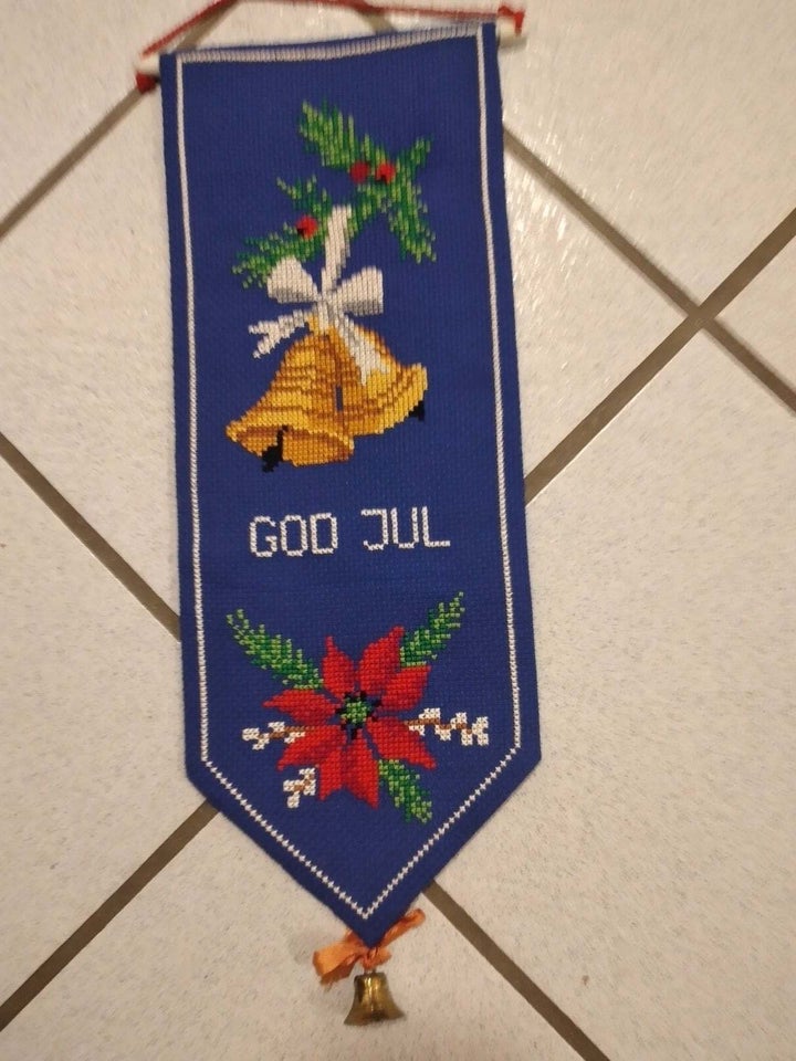 Broderet Juleophæng