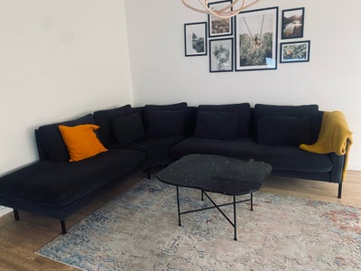 Hjørnesofa, andet materiale, 6 pers. , Ilva, Ilva hjørne sofa, mørke blå. Normal pris 24.999.-