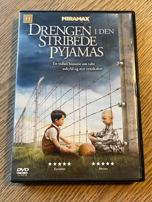 Drengen i den Stribede Pyjamas, DVD, drama, Prisbelønnet vigtigt drama fra 2008 “The Boy In The Stri