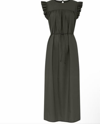Blusekjole, Frau, str. One size,  Flaskegrøn,  Økologisk bomuld,  Ubrugt, Smukkeste Frau kjole. Mode
