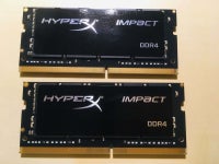 Hyper Inpact , 32 GB: 2 x 16 GB, DDR4 SDRAM