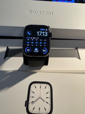 Smartwatch, Apple, Apple Watch Serie 7 Stainless Steel 45 mm Milanese Loop