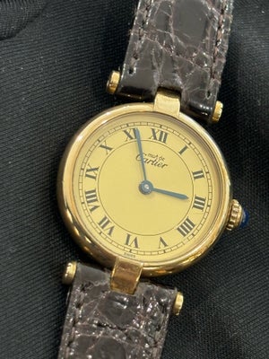 Dameur, Cartier, Cartier Must Vendôme. Sjælden og meget populær ur fra 1990. Uret i er meget god sta