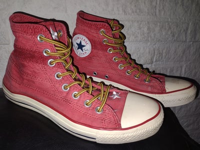 Sneakers, str. 41,5, Converse,  Rød,  Canvas,  Næsten som ny, All Star. Indremål 26.5 cm.

Forsendel