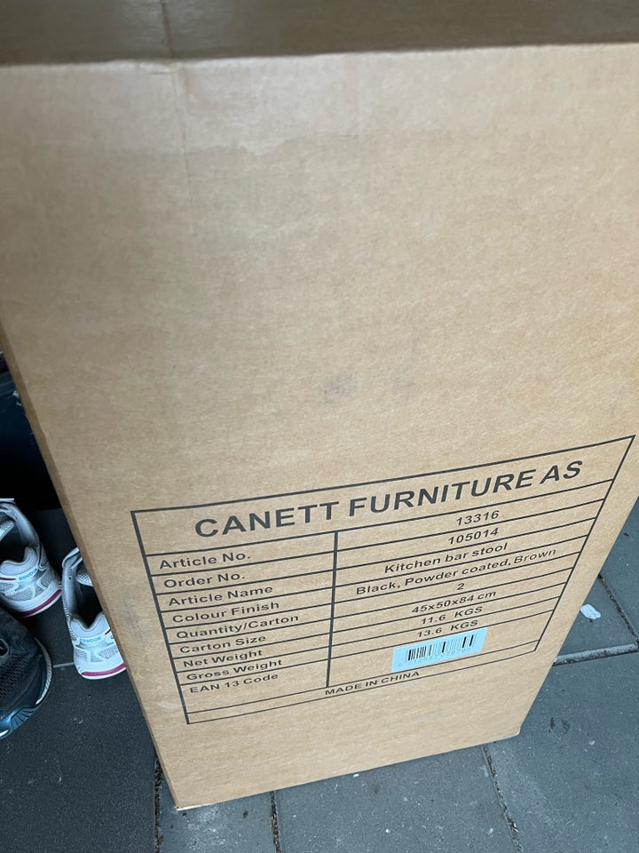 Køkkenstol, Plast/metal, Canett Furniture