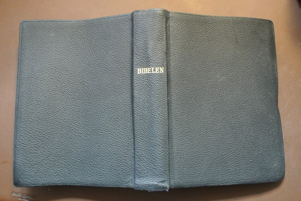 bibelen 1944 sort kunstlæder, emne: religion