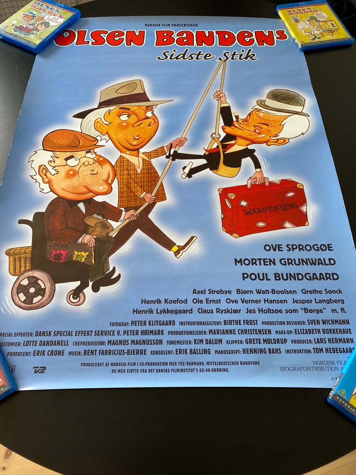Plakat, motiv: Original Olsen Banden filmplakat, b: 62 85 – dba.dk – Køb og Nyt og