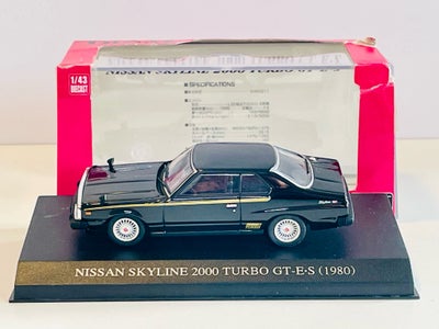 Modelbil, DISM Nissan Skyline 2000 Turbo GT-E-S, skala 1:43, DISM 1980 Nissan Skyline 2000 Turbo GT-
