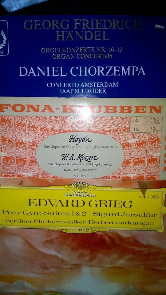 LP, Bach, Beethoven og Chopin