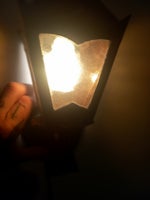 Lampe, Smedejernslampe med lys.