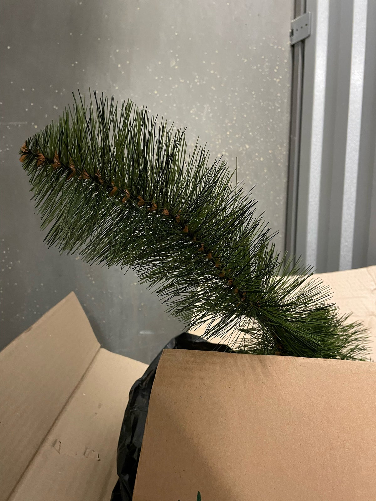 Plastik juletræ
