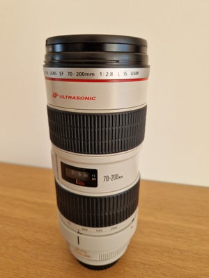 Zoom objektiv, Canon, EF 70-200 1:2.8 L IS USM, Perfekt, Professionelt, lysstærkt og robust telezoom