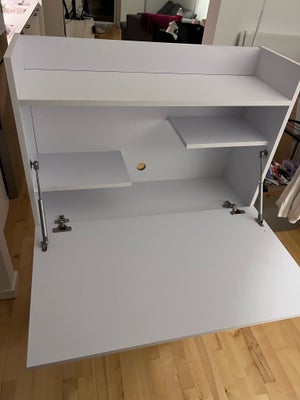 Skrivebord, Ok-living, VICCO Secretary Table White 85 x 27 cm, Alena

To be picked up.