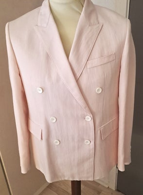 Blazer, str. 40, ZARA,  Rosa,  65% Lyocell, 29% Viscose, 6% Polyamid,  Næsten som ny, Flot dobbeltra