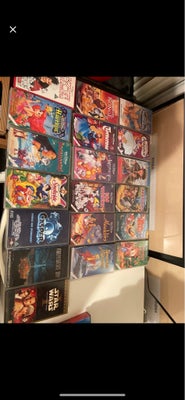 Børnefilm, Disneyfilm, VHS Film sælges samlet for 95 kr
Se billede for titler.
