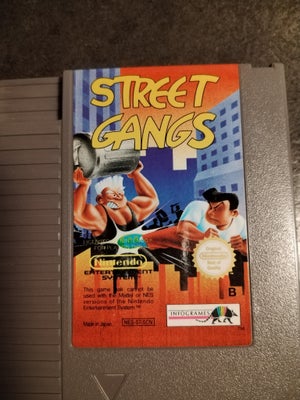 Street Gangs, NES, Fungerer som nyt og standen er som nærmest ny. Prisen forhandles ikke. Kan afhent