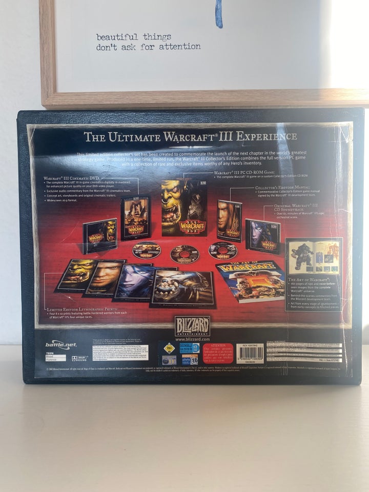 Warcraft III collectors edition , til pc, til Mac