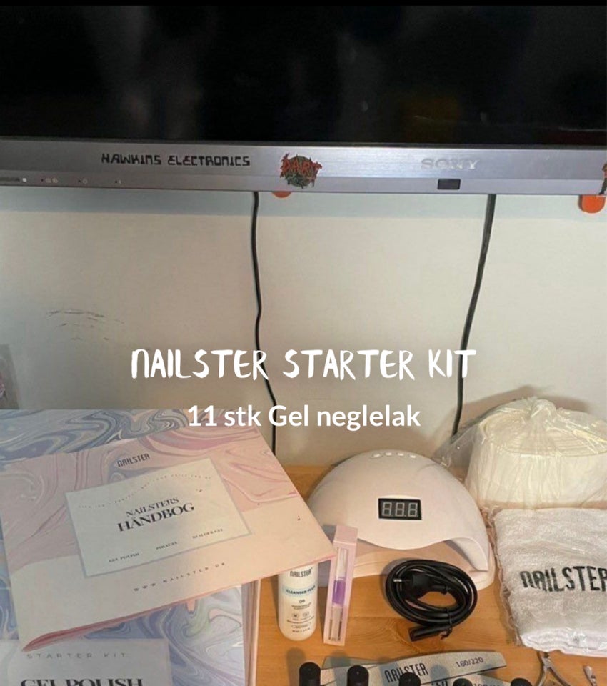 Negle, Nailster starter kit + 11 farver, Nailster