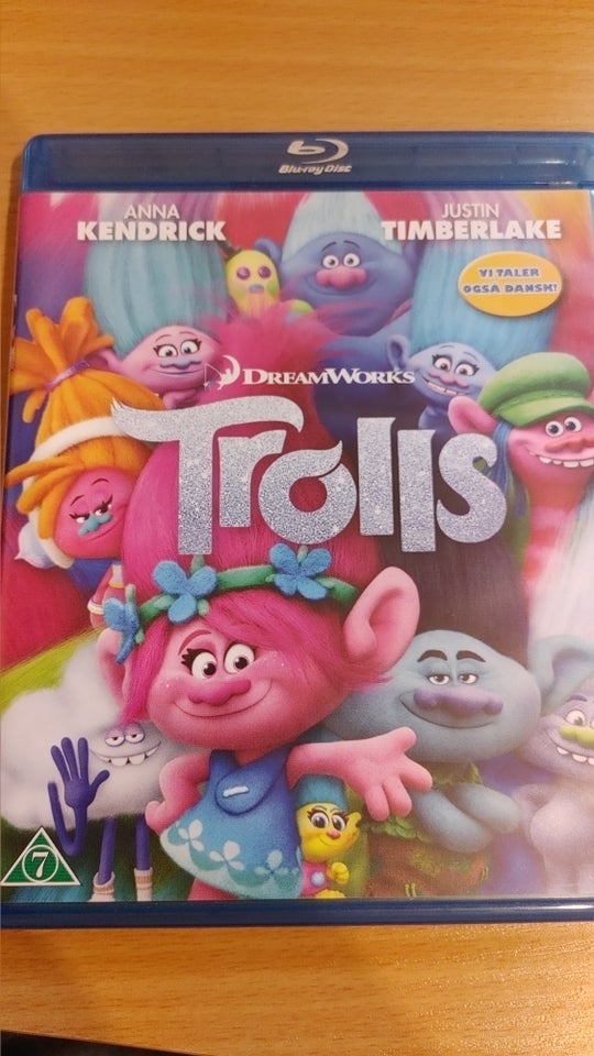 Trolls med 7.1 lyd, Blu-ray, tegnefilm