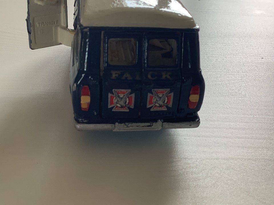 Modelbil, Dinky Tonys Ford Transit Van Falck zonen, skala