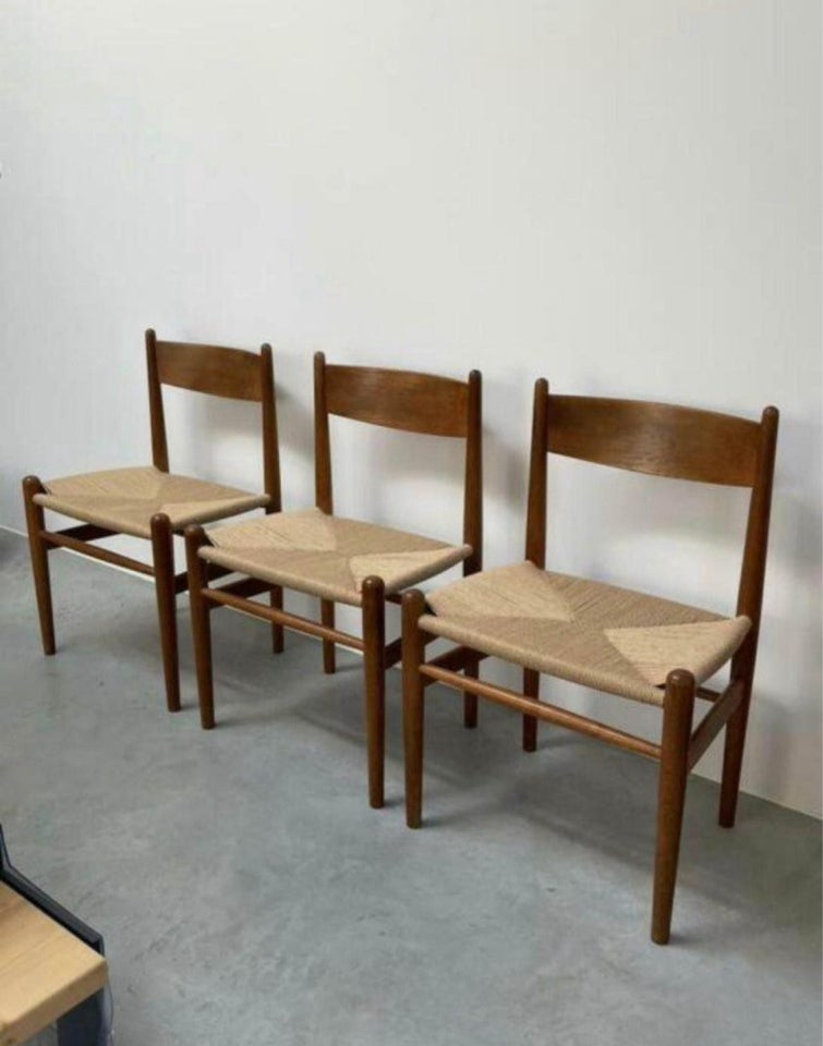 Spisebordsstol, Teak wood , Hans Wegner