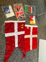 Gæsteflag (DK, UK, Spanien, Portugal, Holland)...