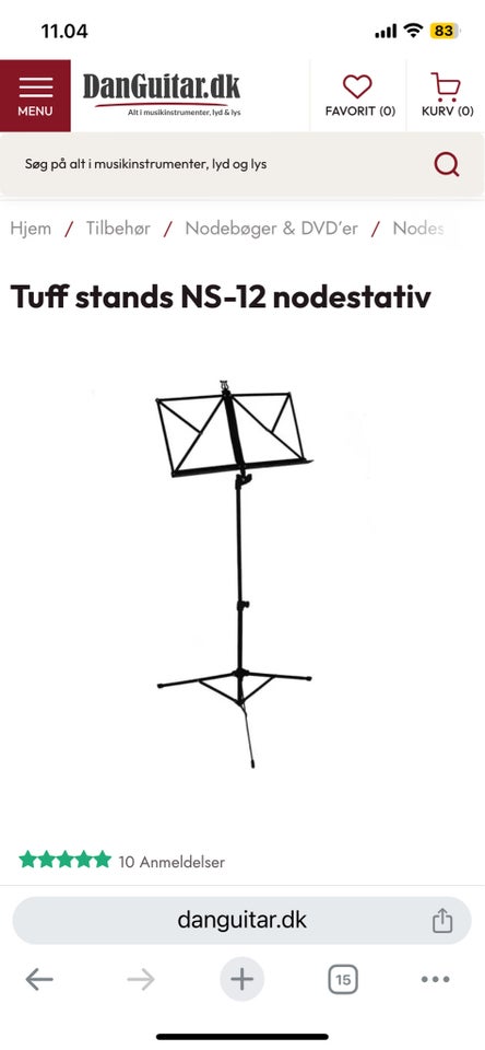 Nodestativ, Tuff stands NS-12