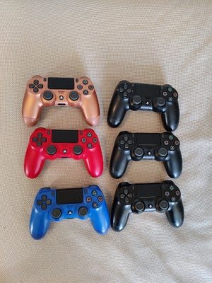 Controller, Playstation 4, Sony, Perfekt, Velfungerende og relative nye ps4 controllere. De er i flo