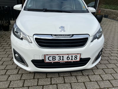 Peugeot 108, 1,0 e-VTi 72 Selection, Benzin, 2018, km 28000, hvid, 5-dørs, Er åben for realistiske B