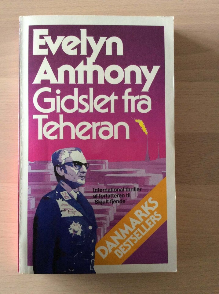 Gidslet fra Teheran, Evelyn Anthony, genre: roman