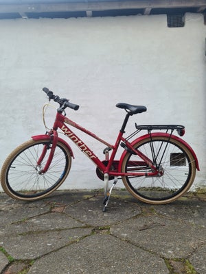 Pigecykel, anden type, Winther, 24 tommer hjul, 7 gear, stelnr. Wav61665m
