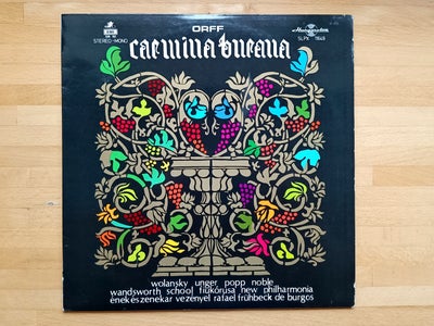 LP, Carl Orff, Carmina Burana, velholdt LP udgivet i 1966.
Genre: Classical, Neo-Romantic
Stand viny