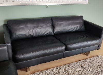 Sofa, læder, 3 pers., Sælger denne læder sofa. Virkelig god kvalitet. 
Det er en lille 3 personernes