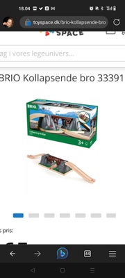 Kollapsende bro, Brio 33391 bro
Helt ny og stadig i original emballage 
Kan hentes i både Hasselager
