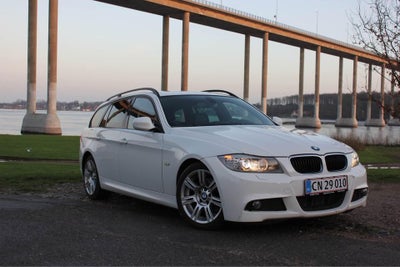 BMW 320d, 2,0 Touring, Diesel, 2009, km 340000, hvidmetal, klimaanlæg, aircondition, ABS, airbag, 5-