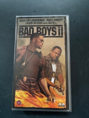 Action, Bad Boys II, instruktør Will Smith & Martin Lawrence, Bad Boys II på VHS

Film og kassette e