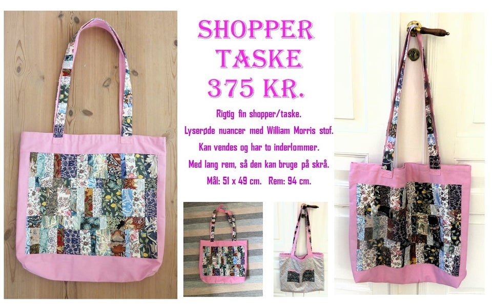 Shopper, Eget design, hjemmelavet.