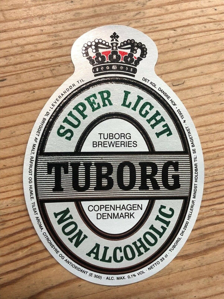 Øl, Ca. 22 TUBORG light øl etiketter – dba.dk Køb og af Nyt og