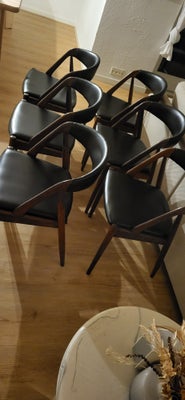 Kai Kristiansen, stol, 31, Kai Kristiansen 31 spisebordsstole. 6 stk. Ingen skader i læderet. Heller