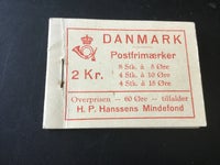 Danmark, postfrisk, Hefte