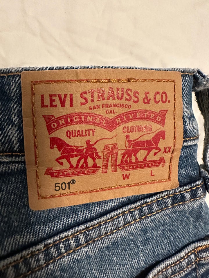 Jeans, Levis 501 str. 30/ 64 cm i ben, str. 30